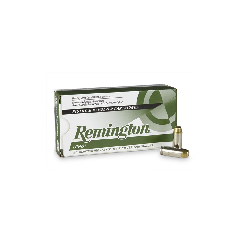Remington UMC 10mm Auto Ammo 180 Grain Nickel Plated Full Metal Jacket