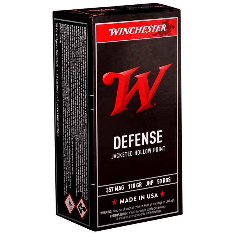 Winchester USA 357 Magnum Ammo 110 Grain Jacketed Hollow Point - Q4204