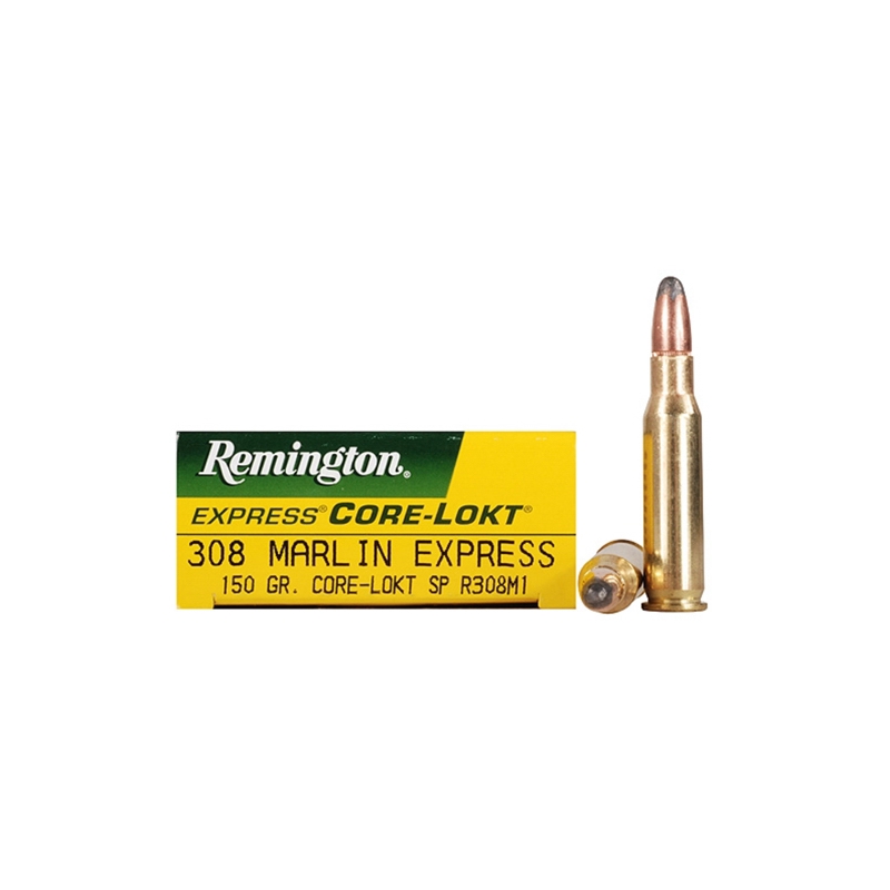 Remington Express 308 Marlin Express Ammo 150 Grain Core-Lokt Soft Point