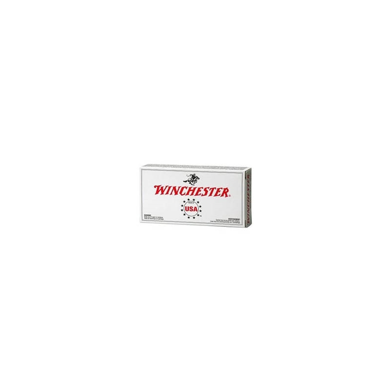 Winchester USA 9x23mm Winchester 124 Grain Jacketed Flat Nose