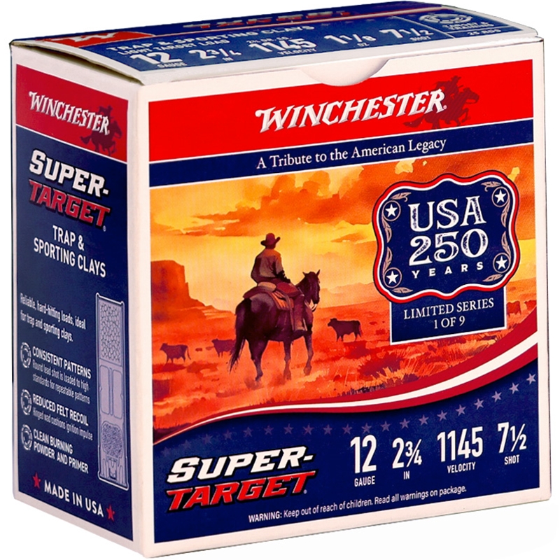 Winchester Super Target 12 Gauge Ammo 2 3/4