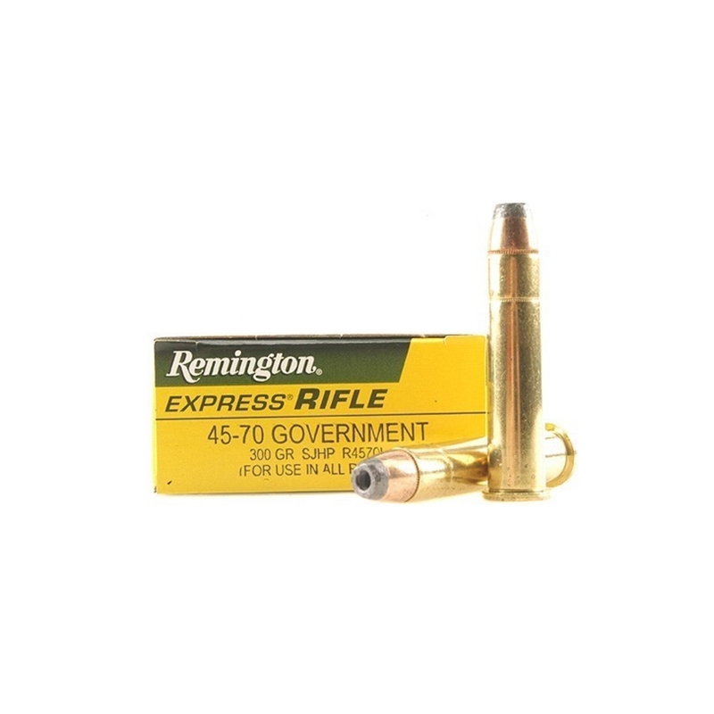 Remington Express 45-70 Government Ammo 300 Grain Semi-Jacketed Hollow Point