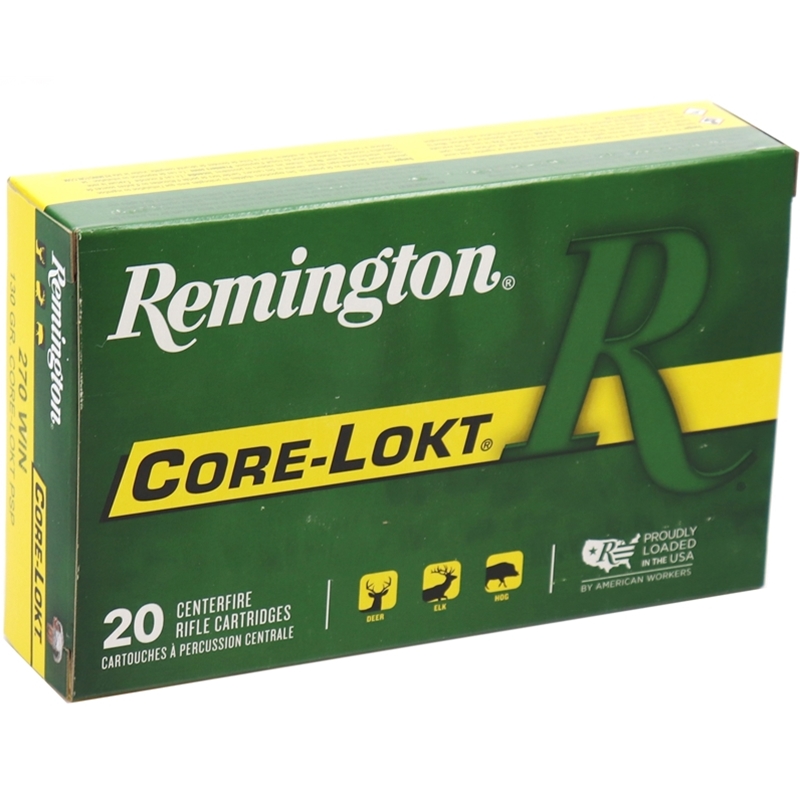 Remington Express 270 Winchester 130 Grain Core-Lokt Pointed Soft Point
