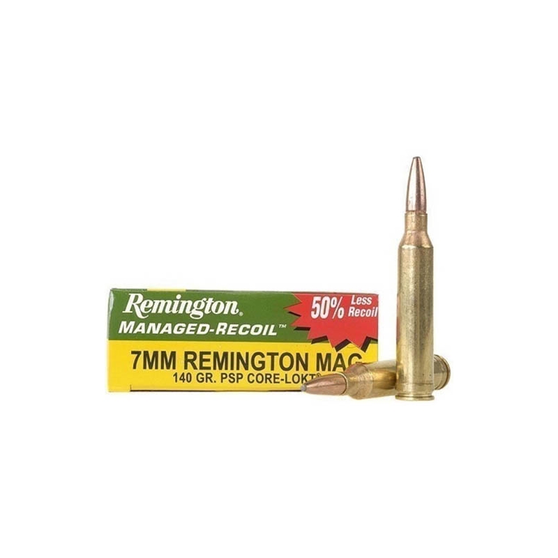 Remington Managed Recoil 7mm-08 Remington 140 Grain Core-Lokt Pointed Soft Point