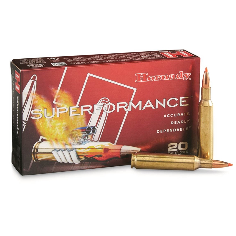 Hornady Superformance 6mm Remington Ammo 95 Grain SST