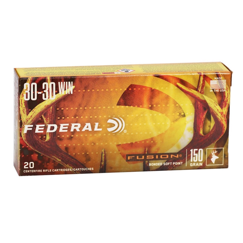 Federal Fusion 30-30 Winchester Ammo 150 Grain Flat Nose