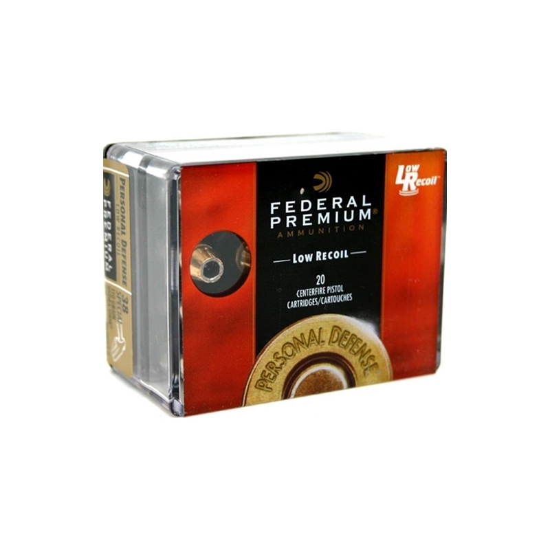 Federal Personal Defense 40 S&W Ammo 165 Grain Hydra-Shok Jacketed Hollow Point