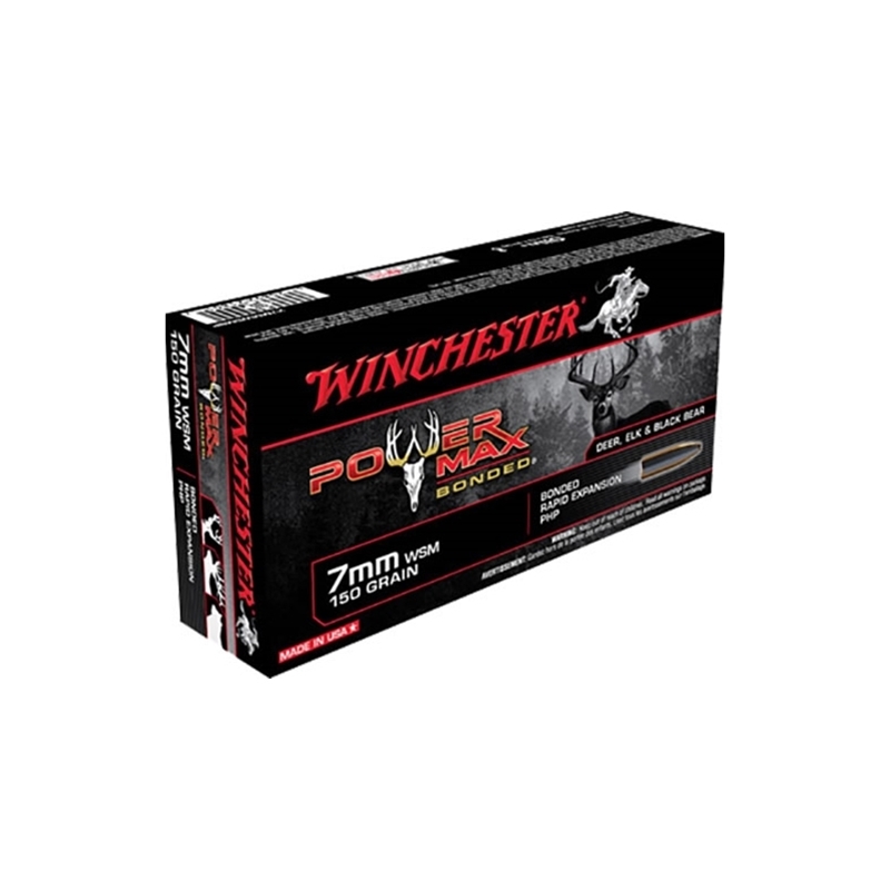 Winchester Super-X Power Max 7mm Winchester Short Magnum 150 Grain Bonded Protected Hollow Point