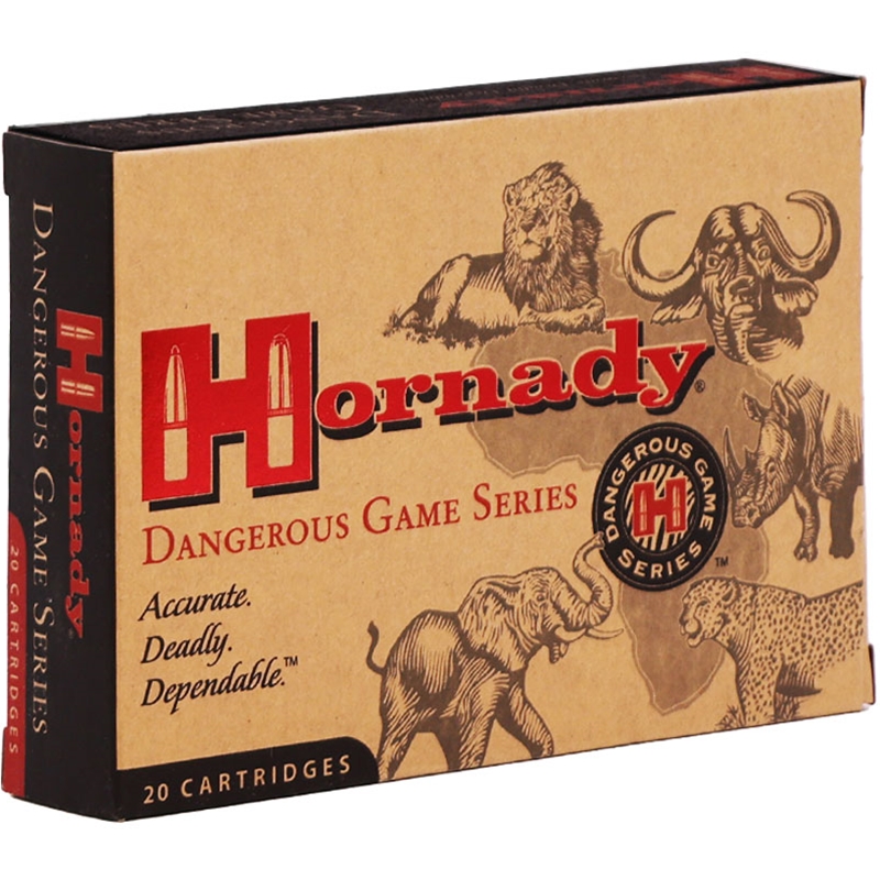 Hornady Dangerous Game 9.3x74mmR Rimmed Ammo 286 Grain Spire Point - 82304