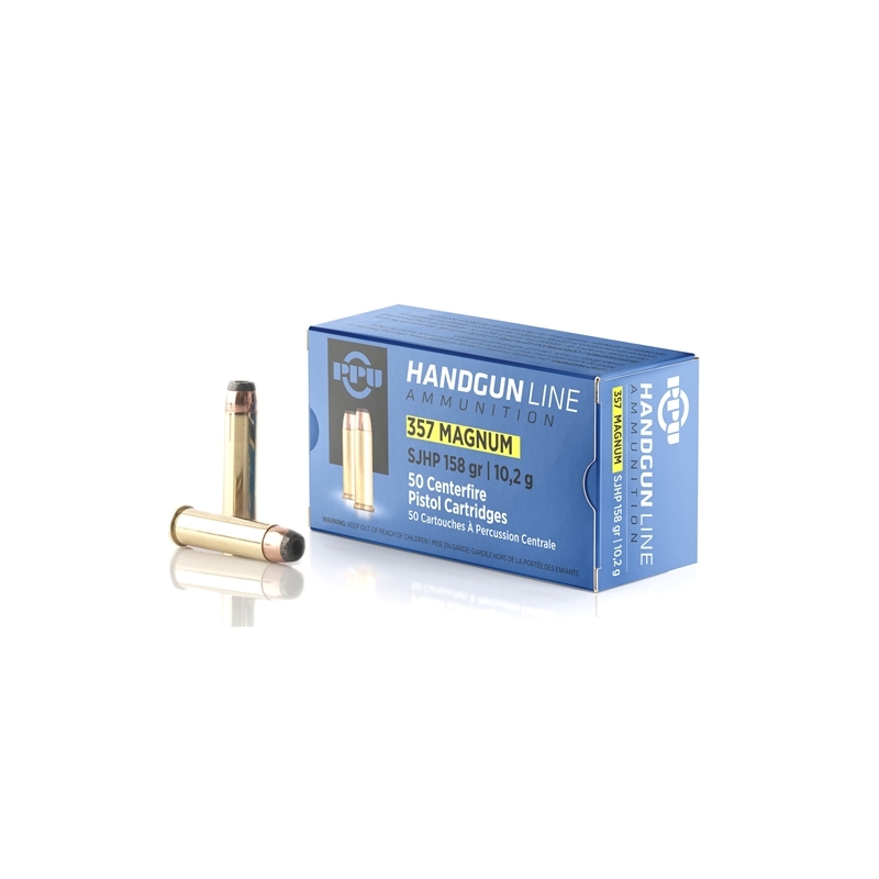 Prvi Partizan 357 Magnum Ammo 158 Grain Semi-Jacketed Hollow Point