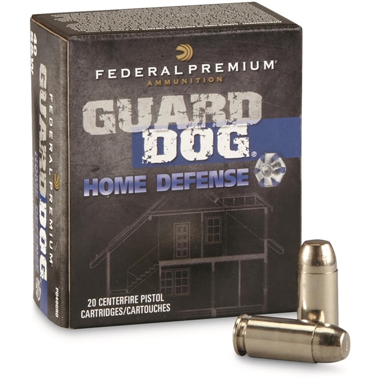 Federal Guard Dog 40 S&W Ammo 135 Grain Full Metal Jacket