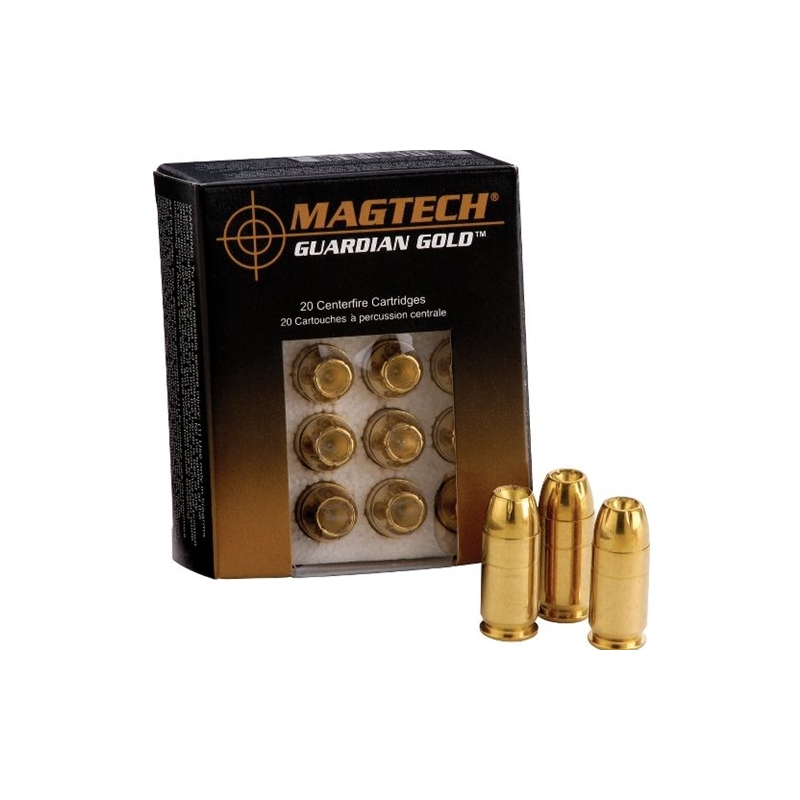 Magtech Guardian Gold 380 ACP AUTO Ammo 85 Grain +P Jacketed Hollow Point