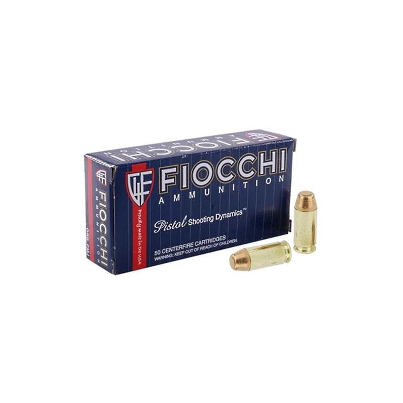 Fiocchi Shooting Dynamics 40 S&W Ammo 180 Grain Full Metal Jacket