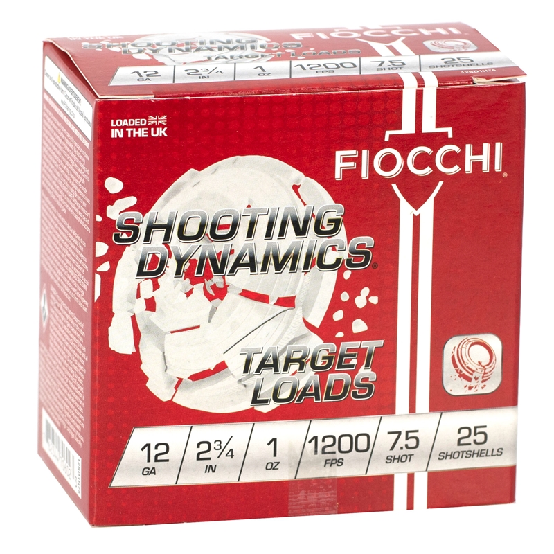 Fiocchi Shooting Dynamics  12 Gauge Ammo 2-3/4