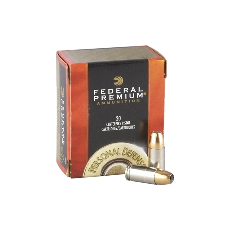 Federal Personal Defense 10mm AUTO Ammo 180 Grain Hydra-Shok Jacketed Hollow Point
