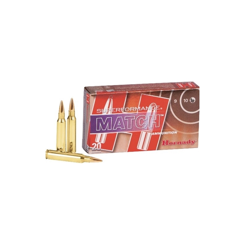Hornady Superformance Match 308 Winchester Ammo 178 Grain Boat Tail Hollow Point