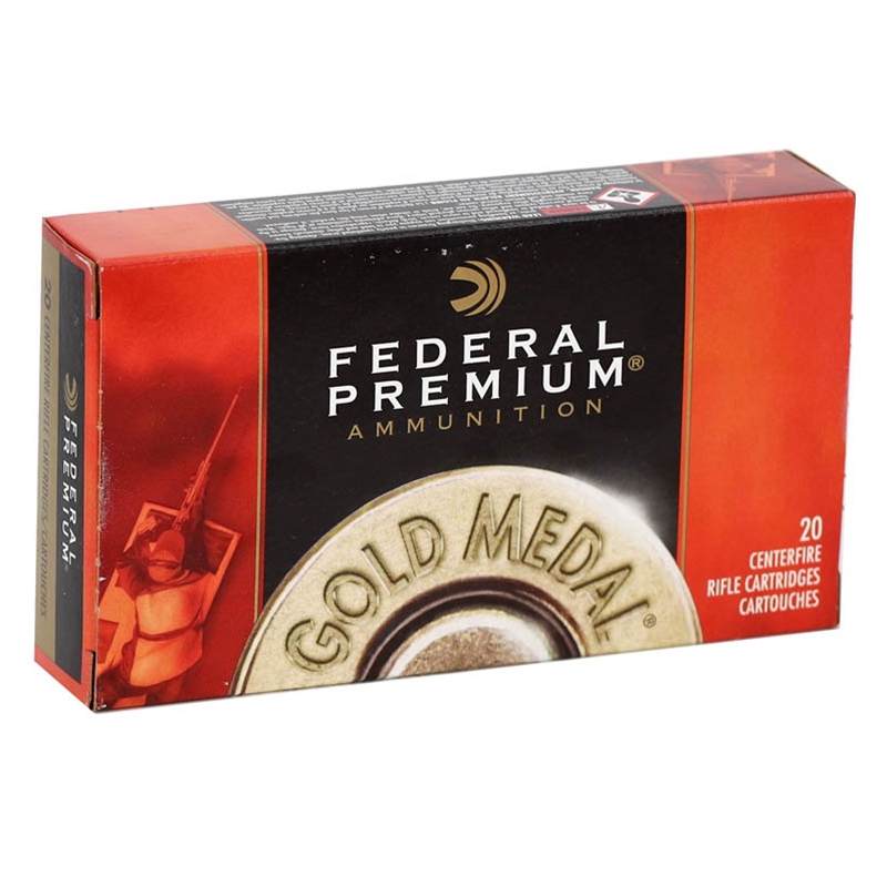 Federal Gold Medal 7.62x51mm NATO Ammo 175 Grain Sierra MatchKing Hollow Point