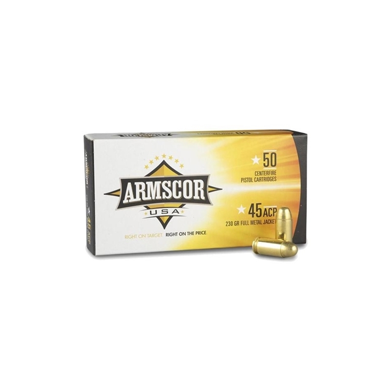 Armscor USA 45 ACP Auto Ammo 230 Grain Full Metal Jacket