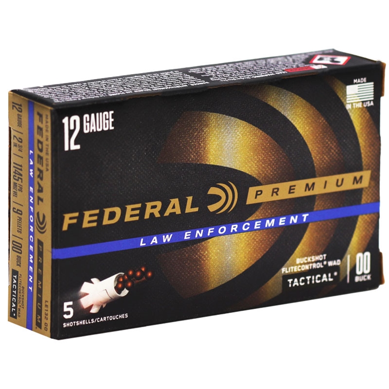 Federal Law Enforcement Tactical 12 Gauge Ammunition 2-3/4