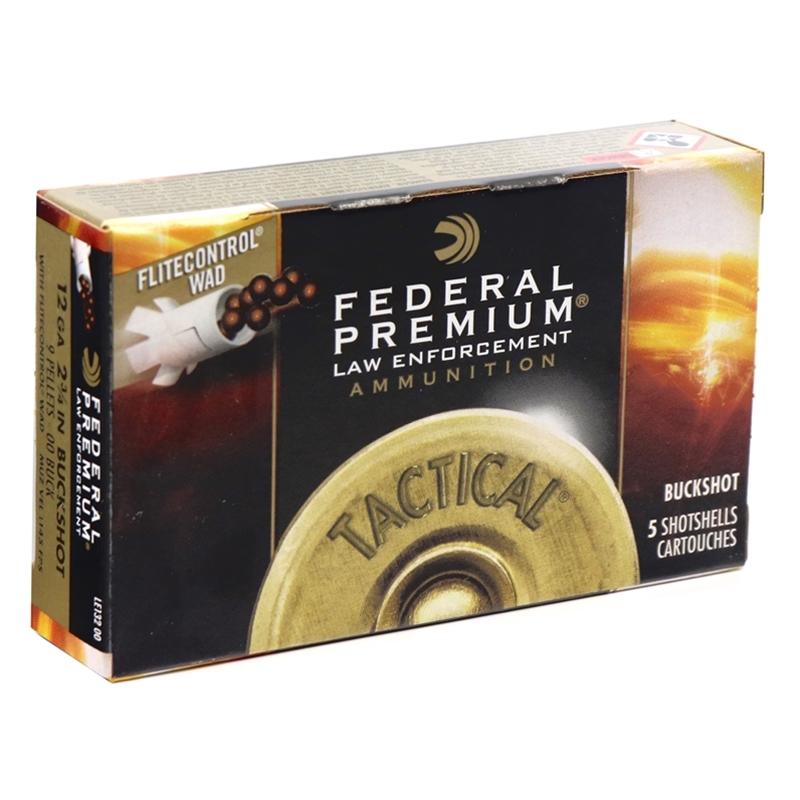Federal Law Enforcement Tactical 12 Gauge Ammo 2-3/4
