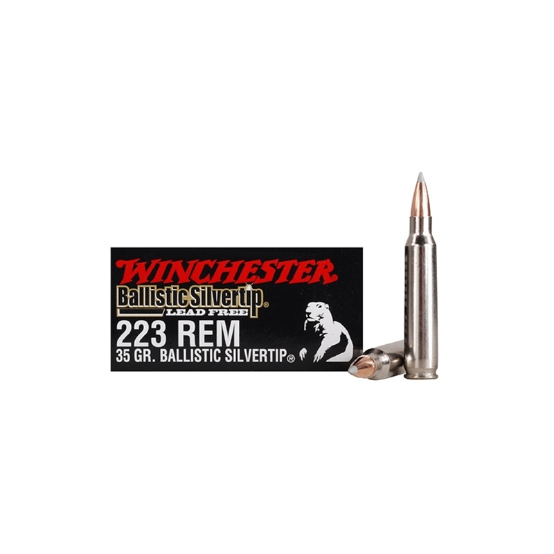 Winchester Supreme Elite 223 Remington 35 Grain Ballistic Silver Tip Lead Free