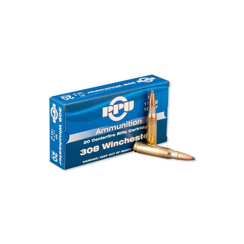 Prvi Partizan 308 Winchester Ammo 165 Grain Pointed Soft Point