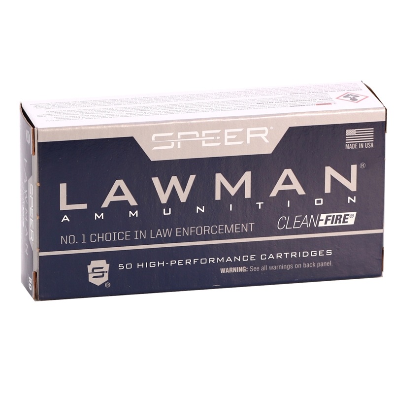 Speer Lawman CleanFire 9mm Luger Ammo 147 Grain Total Metal Jacket