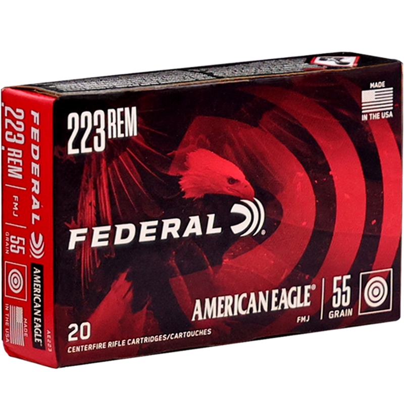 Federal American Eagle 223 Ammo 55 Grain Full Metal Jacket - AE223