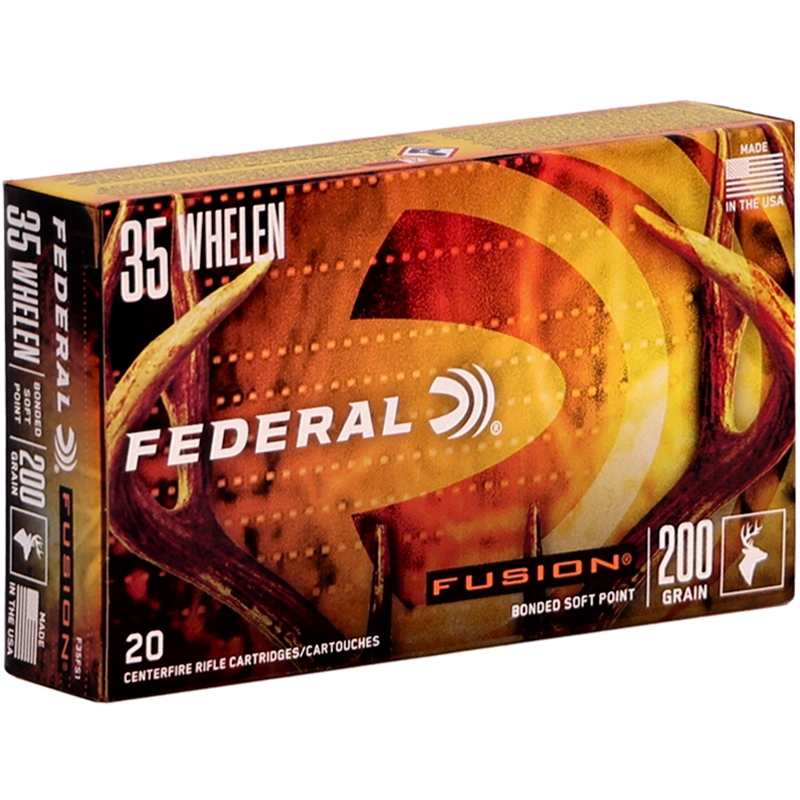 Federal Fusion 35 Whelen Ammo 200 Grain Bonded Soft Point - F35FS1