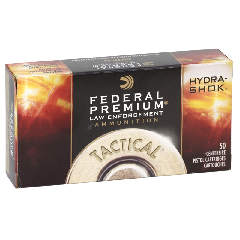 Federal Law Enforcement 40 S&W Ammo 180 Grain Hydra-Shok Jacketed Hollow Point 