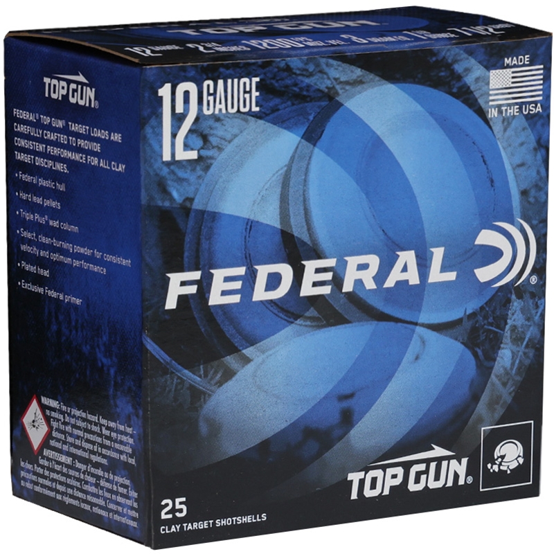 Federal Top Gun 12 Gauge Ammunition 2 3/4
