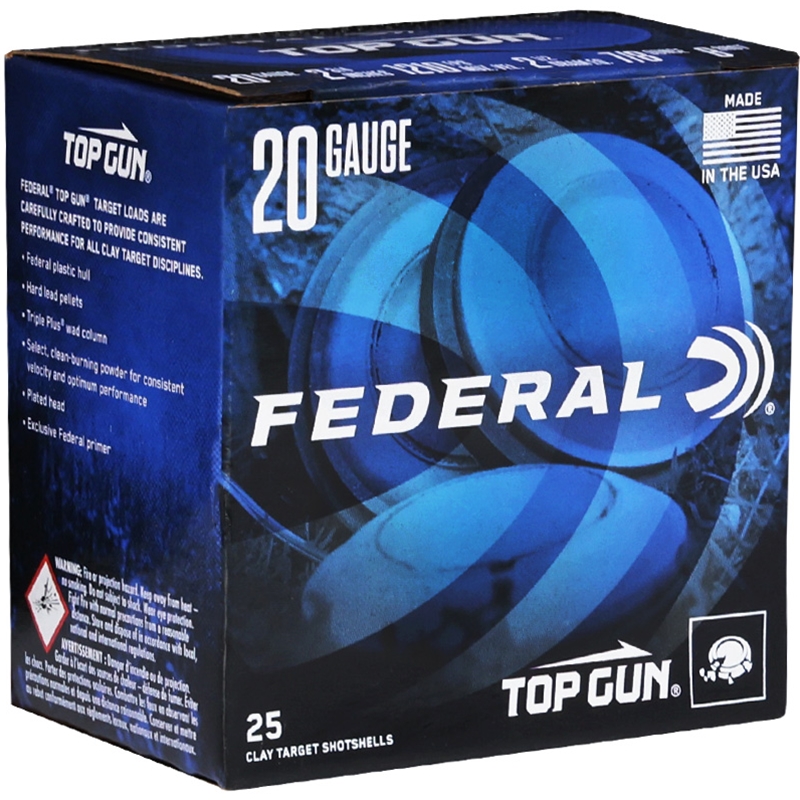 Federal Top Gun 20 Gauge Ammo 2 3/4