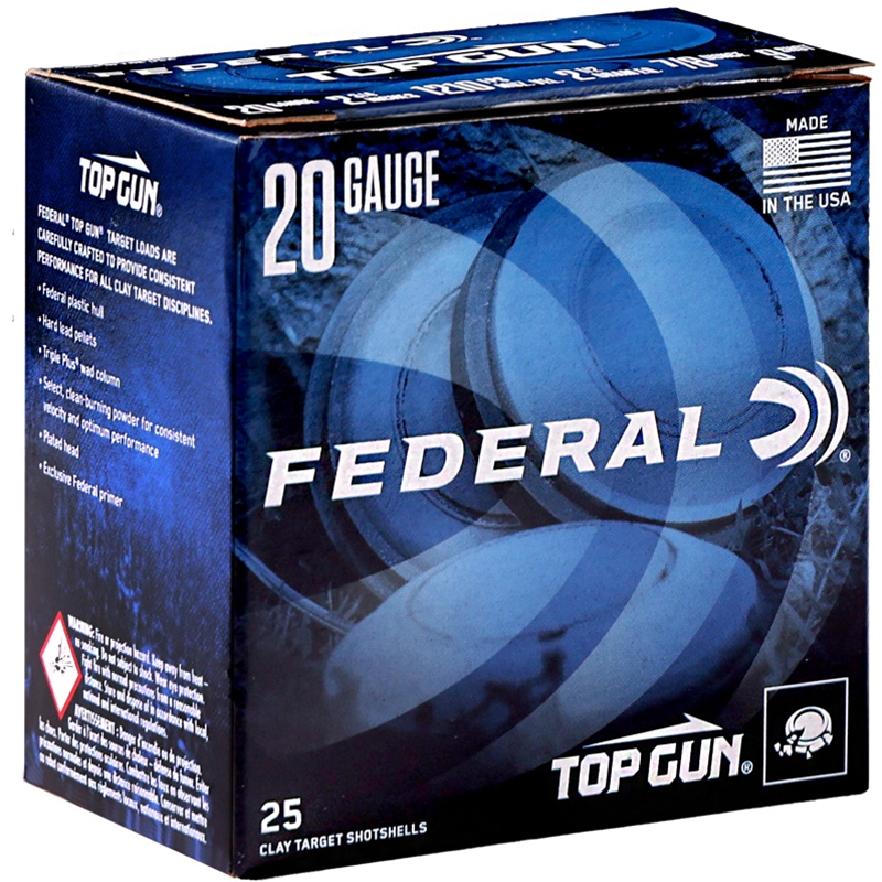 Federal Top Gun 20 Gauge Ammo 2 3/4