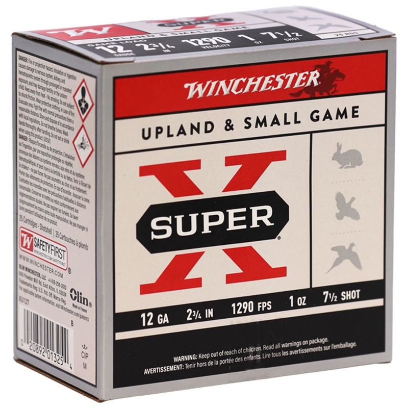 Winchester Super-X Game Load 12 Gauge Ammo 2-3/4