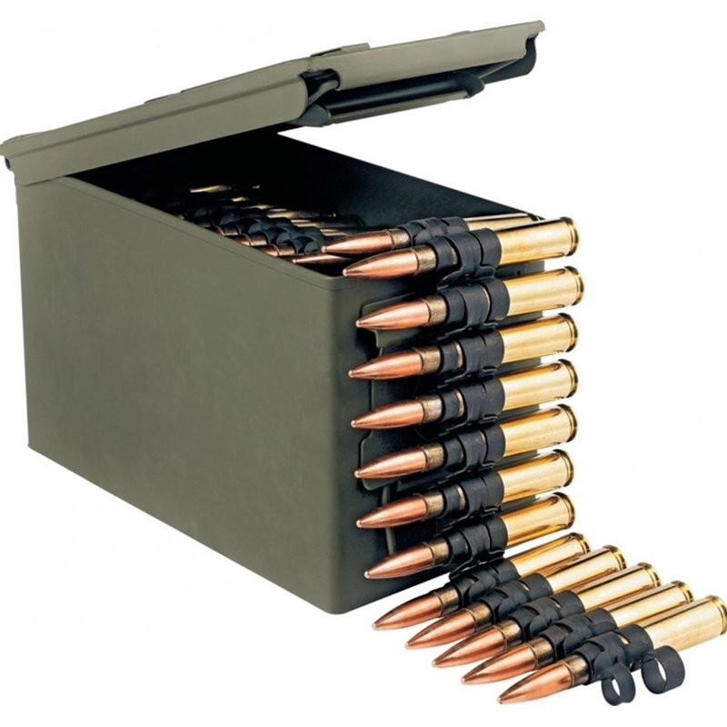 Federal Lake City 50 Cal Ammo M33/M17 690 Grain FMJ 100 Rounds Linked in Ammo Can