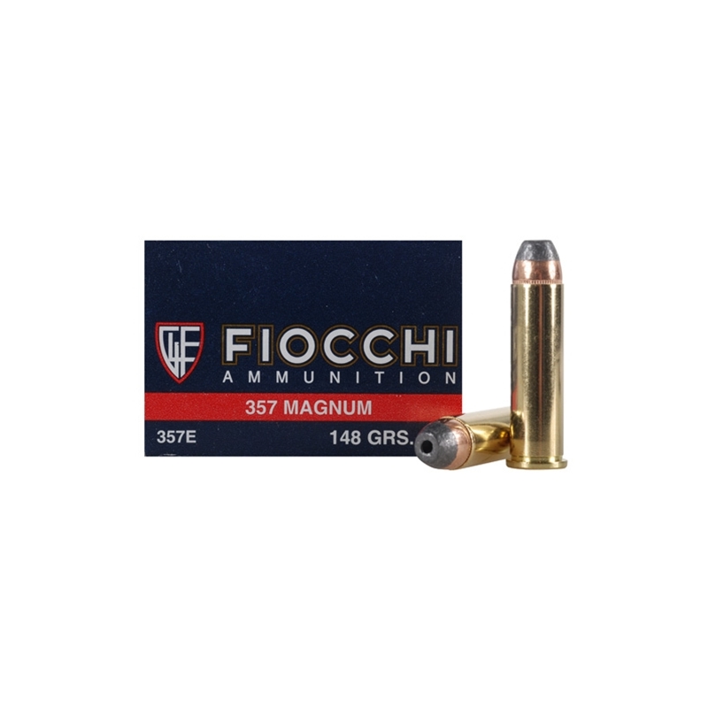 Fiocchi Shooting Dynamics 357 Magnum Ammo 148 Grain Jacketed Hollow Point