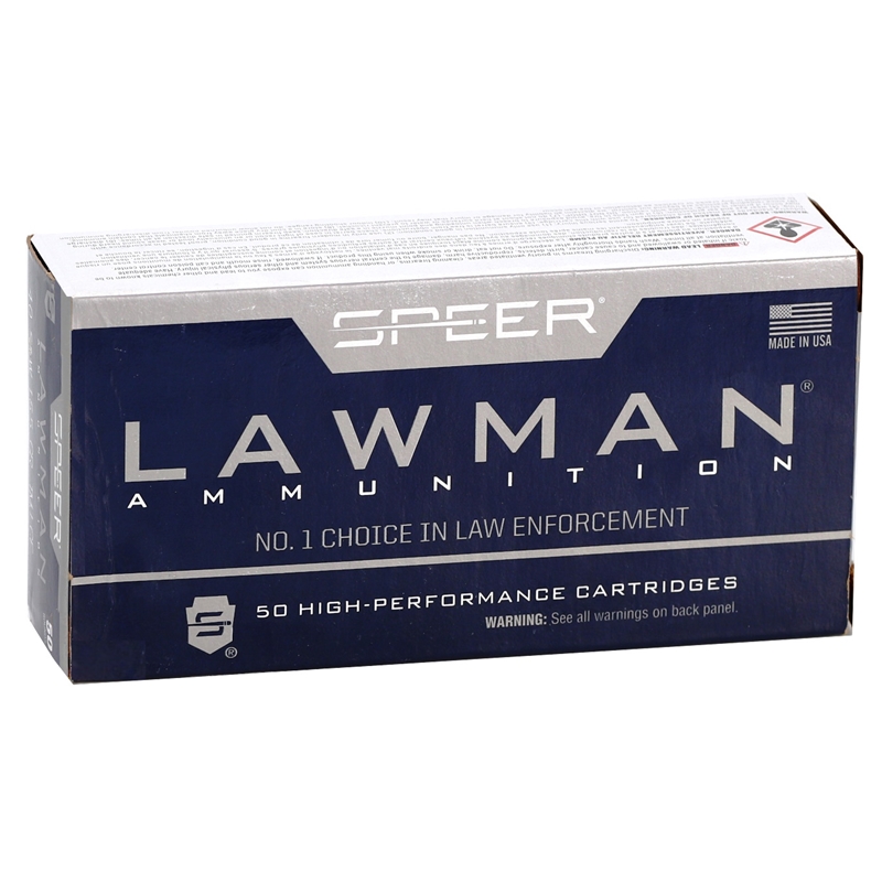 Speer Lawman CleanFire 40 S&W Ammo 165 Grain Total Metal Jacket