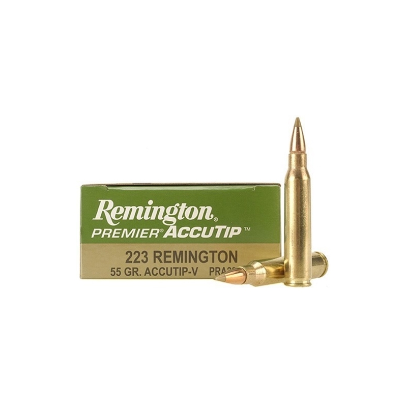 Remington Premier 223 Remington Ammo 55 Grain AccuTip
