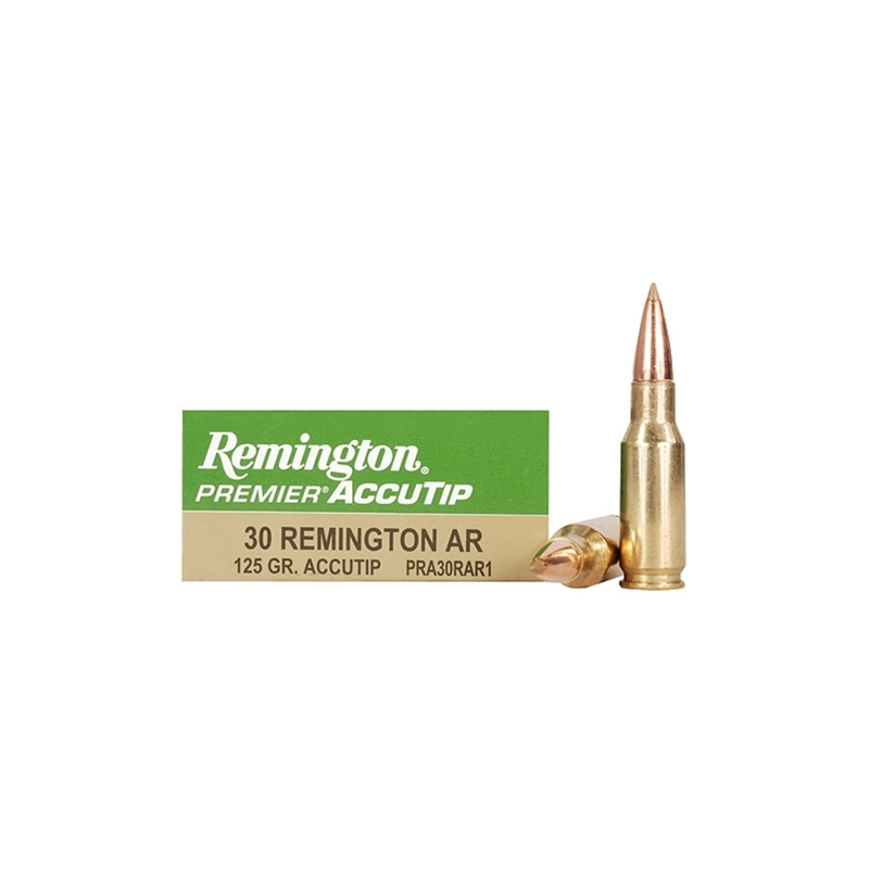 Remington Premier 30 Remington AR Ammo 125 Grain AccuTip