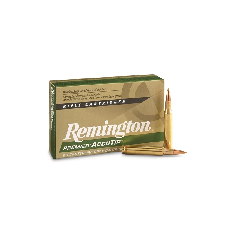 Remington Premier 308 Winchester Ammo 165 Grain Accutip Boat Tail