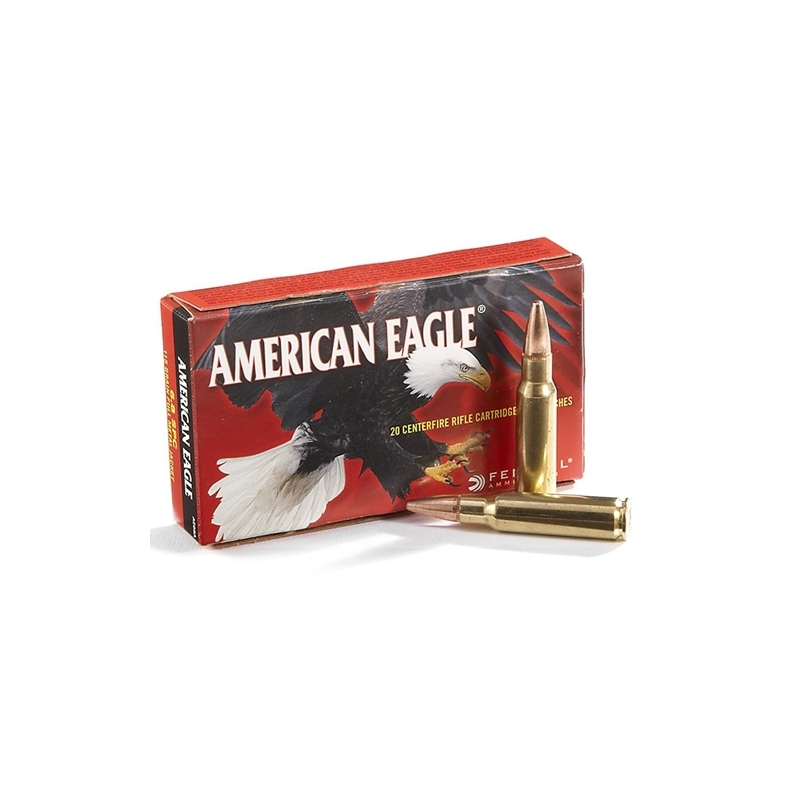 Federal American Eagle 6.8mm Remington Special Ammo 115 Grain Full Metal Jacket