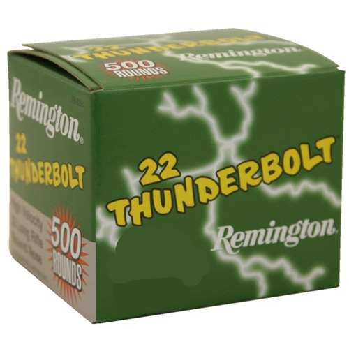 Remington Thunderbolt 22 Long Rifle Ammo 40 Grain Lead Round Nose Bulk
