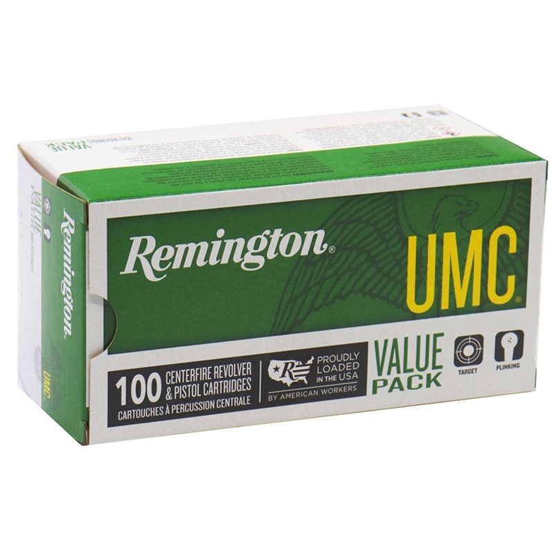Remington UMC 40 S&W Ammo 180 Grain FMJ Value Pack 100 Rounds
