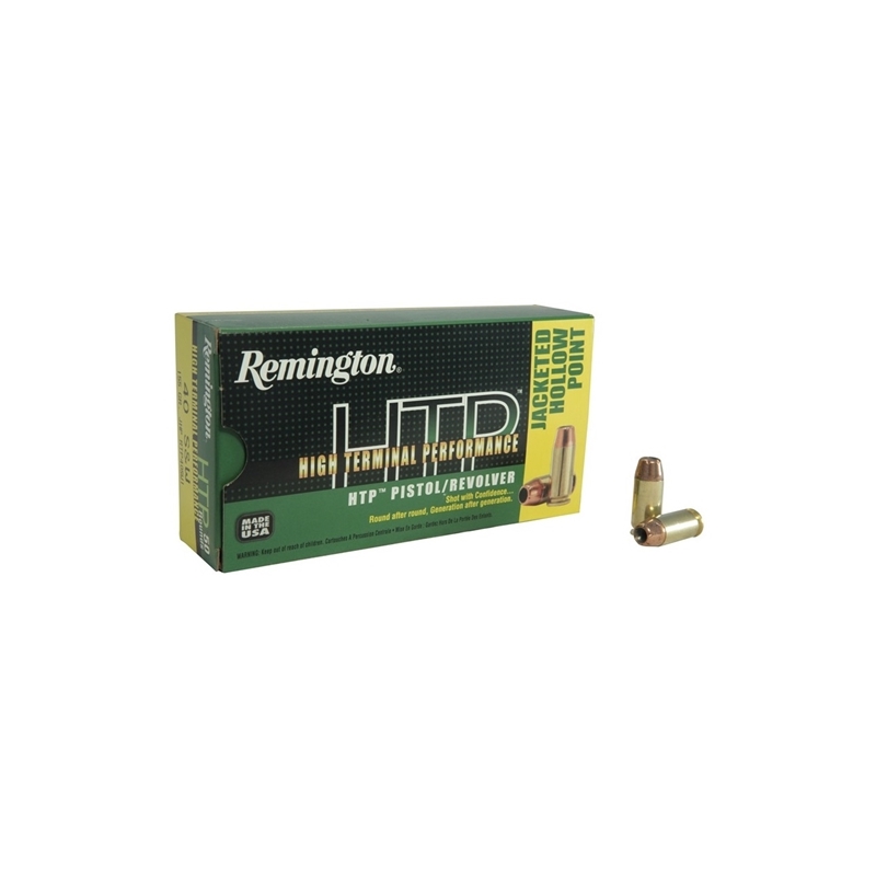 Remington HTP 40 S&W Ammo 155 Grain Jacketed Hollow Point