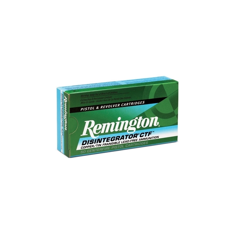 Remington Disintegrator 357 SIG Ammo 100 Grain Lead Free Frangible