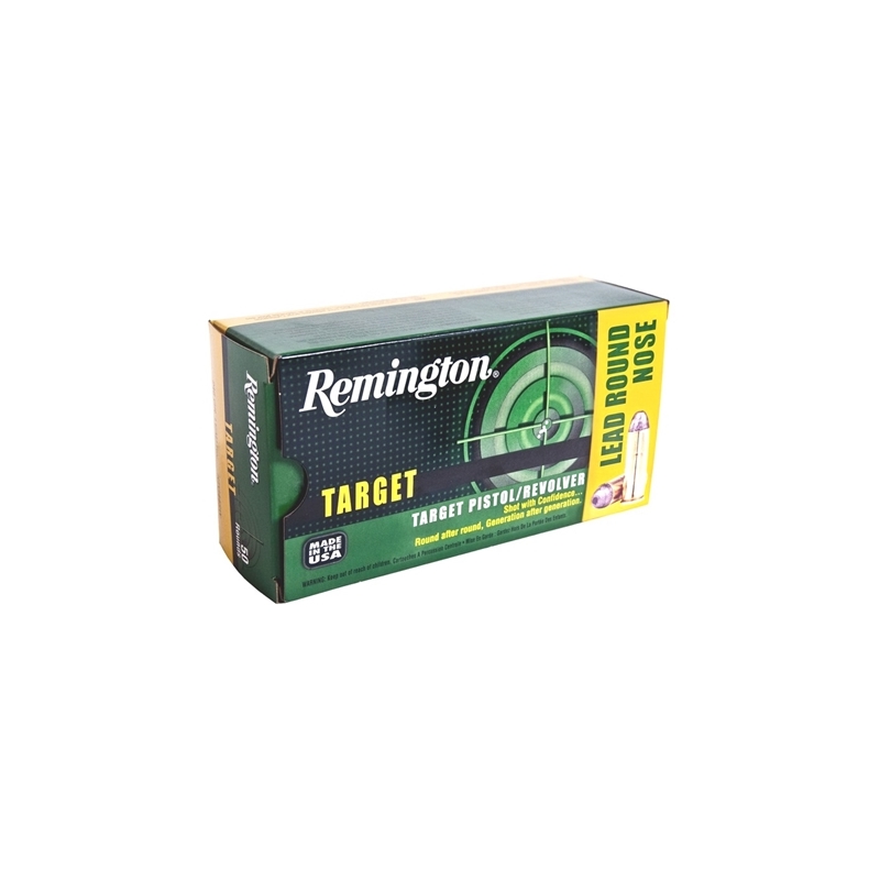 Remington Target 38 Special Ammo 158 Grain Lead Round Nose