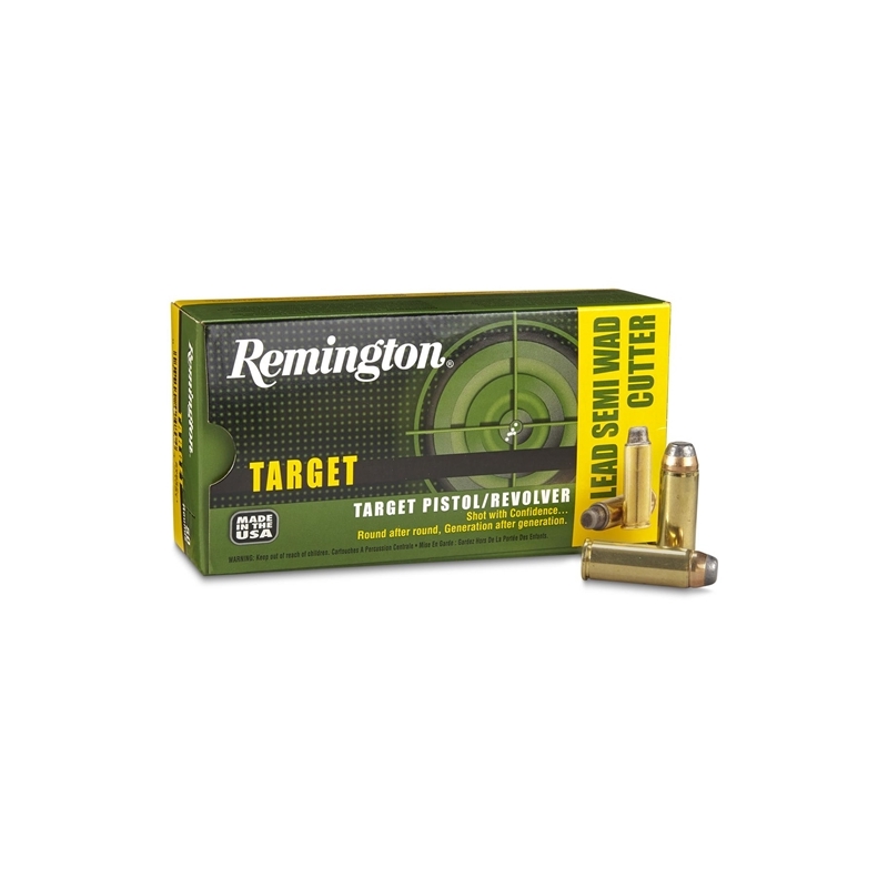Remington Target 45 Long Colt Ammo 225 Grain Lead Semi-Wadcutter
