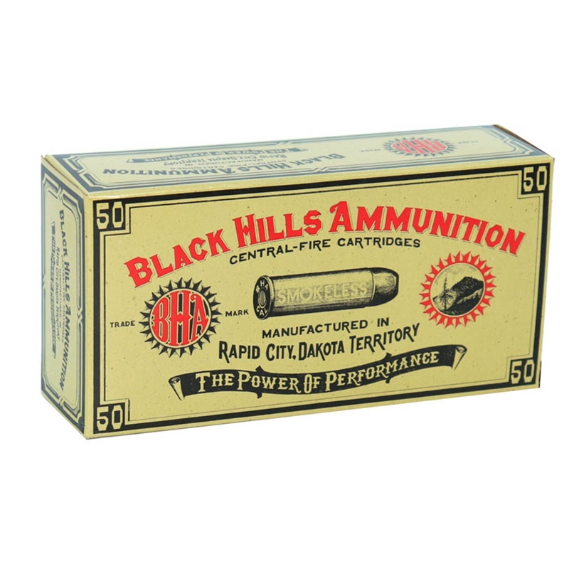Black Hills Cowboy Action 45 Long Colt Ammo 250 Grain Lead Round Nose Flat Point