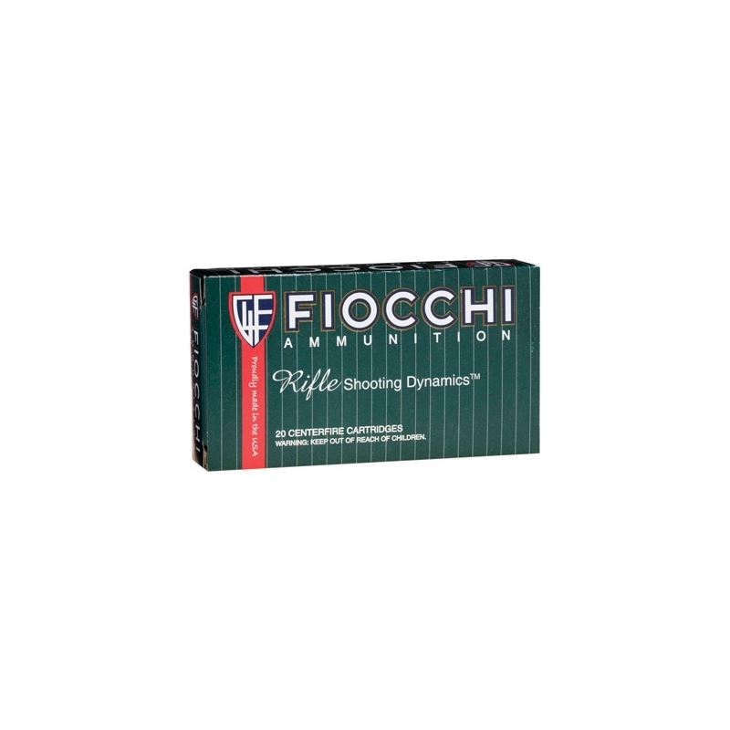 Fiocchi Shooting Dynamics 308 Winchester Ammo 165 Grain Soft Point Boat Tail