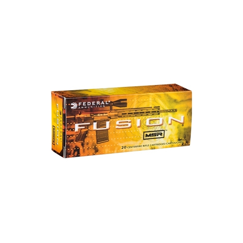 Federal Fusion MSR 6.8mm Remington Special Ammo 115 Grain Soft Point
